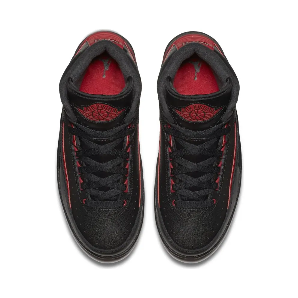 Jordan 2 Retro Alternate 87 (GS) Black/Varsity Red (834276-001)