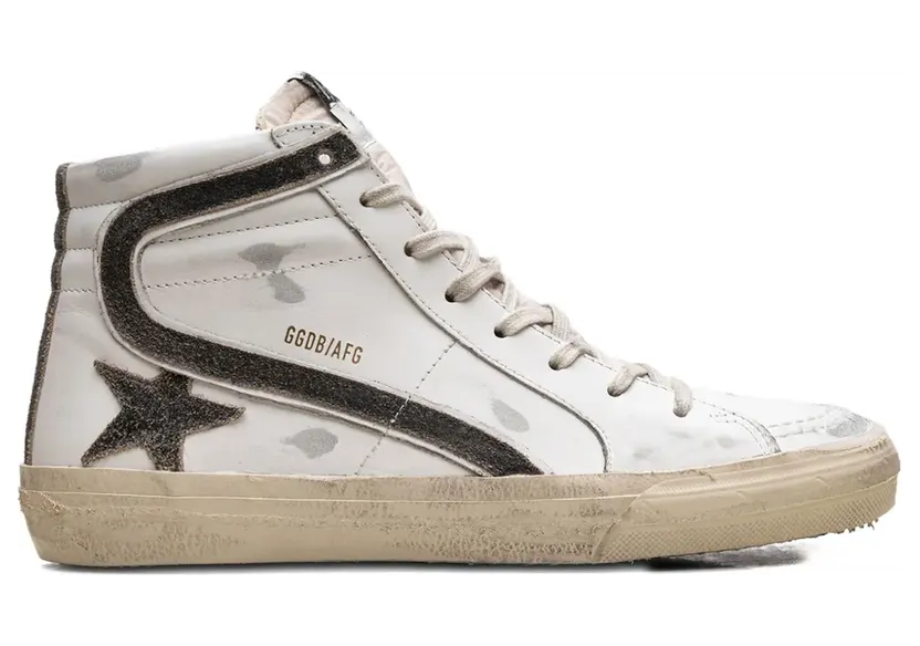 Golden Goose Slide High-Top-Sneakers “White” (GMF00115F006459)