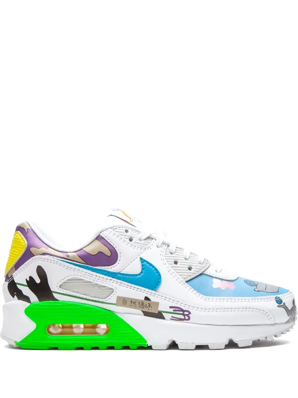 Nike Flyleather Air Max 90 QS Ruohan Wang low-top – White (CZ3992)