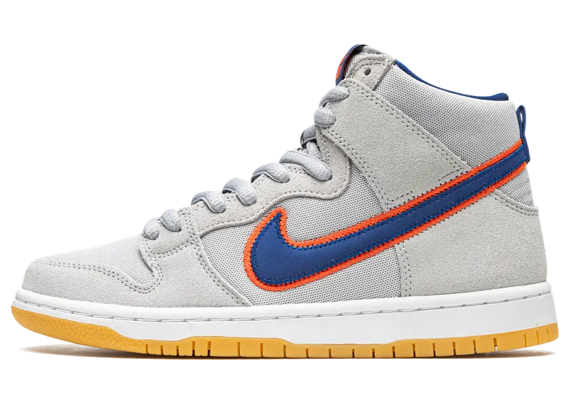 Nike SB Dunk High New York Mets – “Cloud Grey / Rush Blue / Team Orange / White” (DH7155-001)