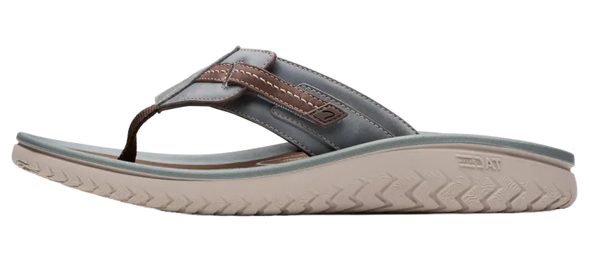 Clarks Wesley Sun “Light Blue Leather” (26181914)