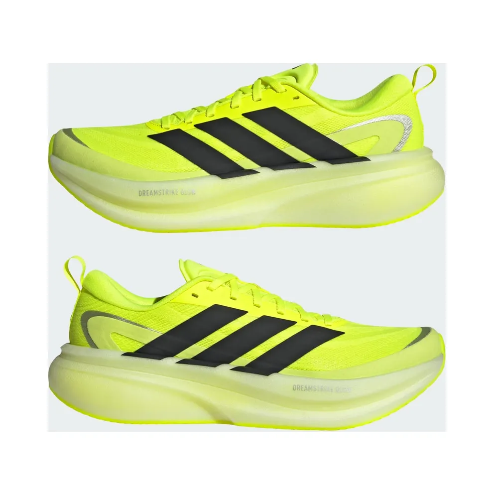 Adidas SUPERNOVA GLIDE M RUNNING SHOES Solar Yellow / Core Black / Matte Silver (KJ8658)