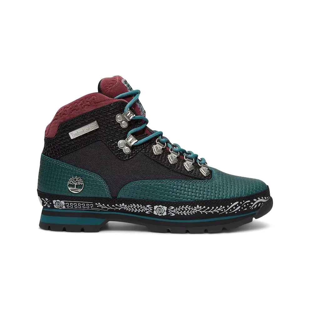 Timberland Euro Hiker Mid Lace Up Dia de los Muertos Teal (TB0A2P27-A4W)