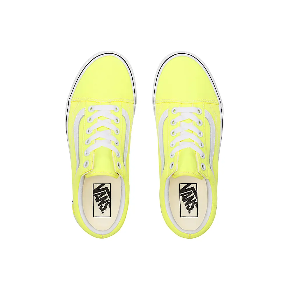 VANS Neon Old Skool Shoes (Yellow)