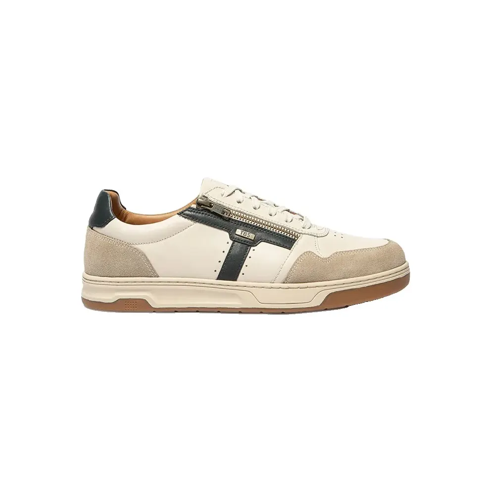 TBS sneaker crème/marine (THEOZIP-C8C63)