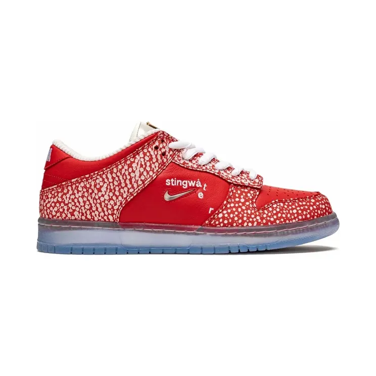 Nike x Stingwater Magic Mushroom SB Dunk Low “Red” (DH7650)