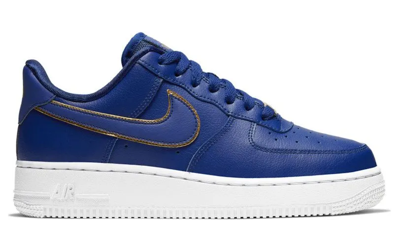 Nike Air Force 1 Low Blue Gold Swoosh (AO2132-401)