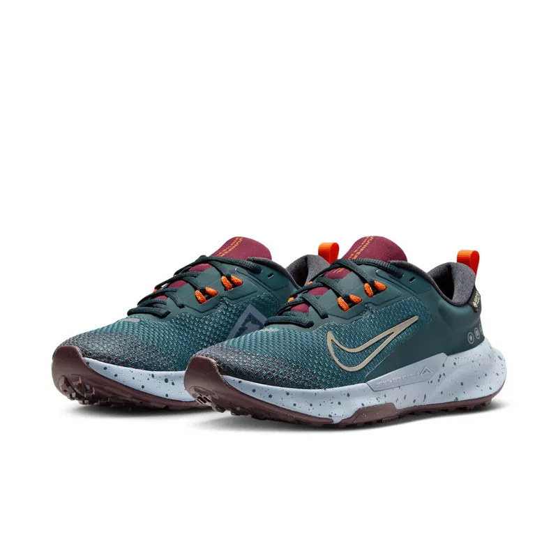 Nike Juniper Trail 2 Gore-Tex Deep Jungle Night Maroon Safety Orange Khaki (FB2065-300)