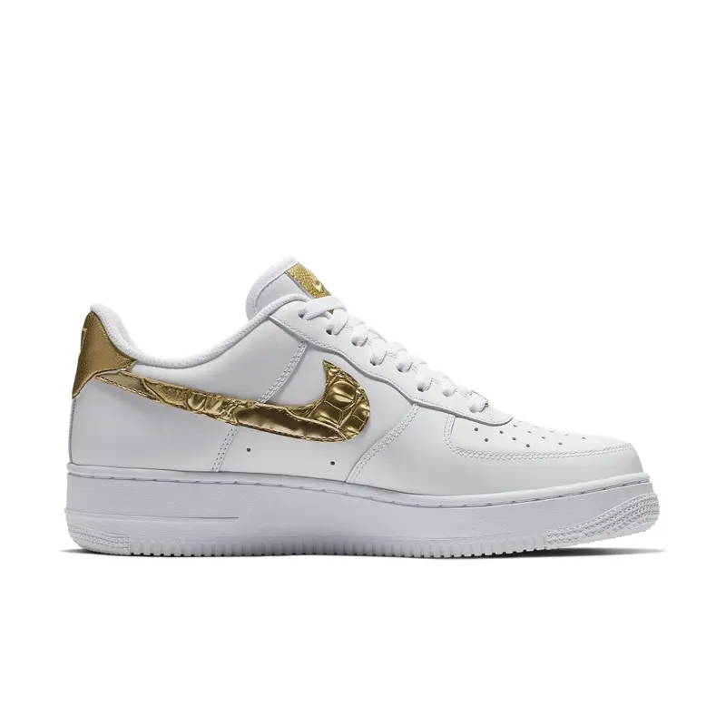 Nike Air Force 1 Low White CR7 Christiano Ronaldo Golden Patchwork (AQ0666-100)