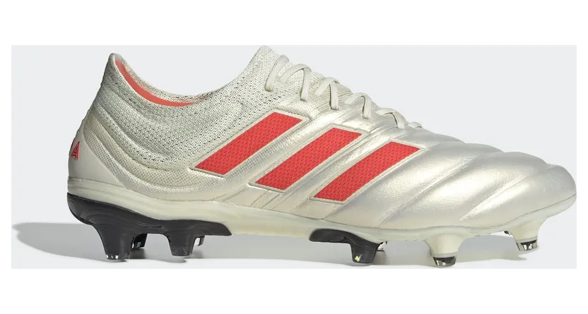 adidas Copa 19.1 Firm Ground Cleat Off White Solar Red (BB9185)