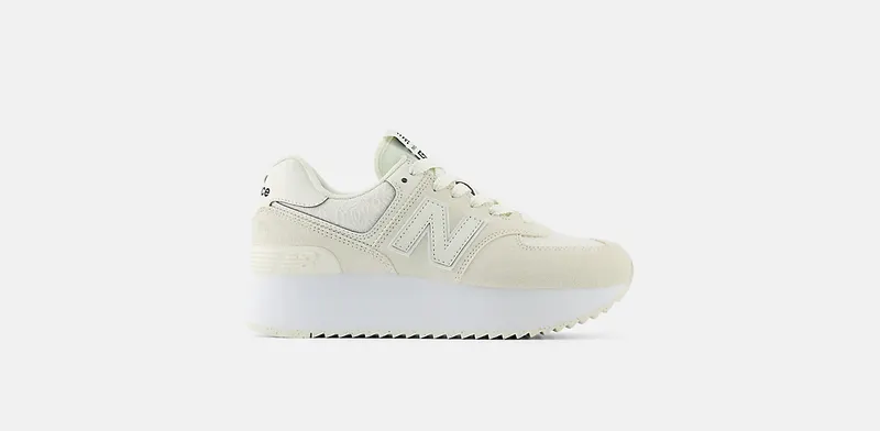 New Balance 574 Sea Salt Black (WL574ZBJ)