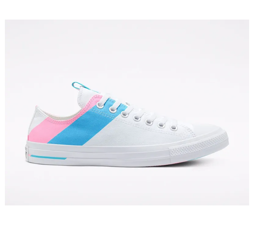 Converse Chuck Taylor All Star Low ‘Pride – Blue Pink’ White/90S Pink/Gnarly Blue (167760C)
