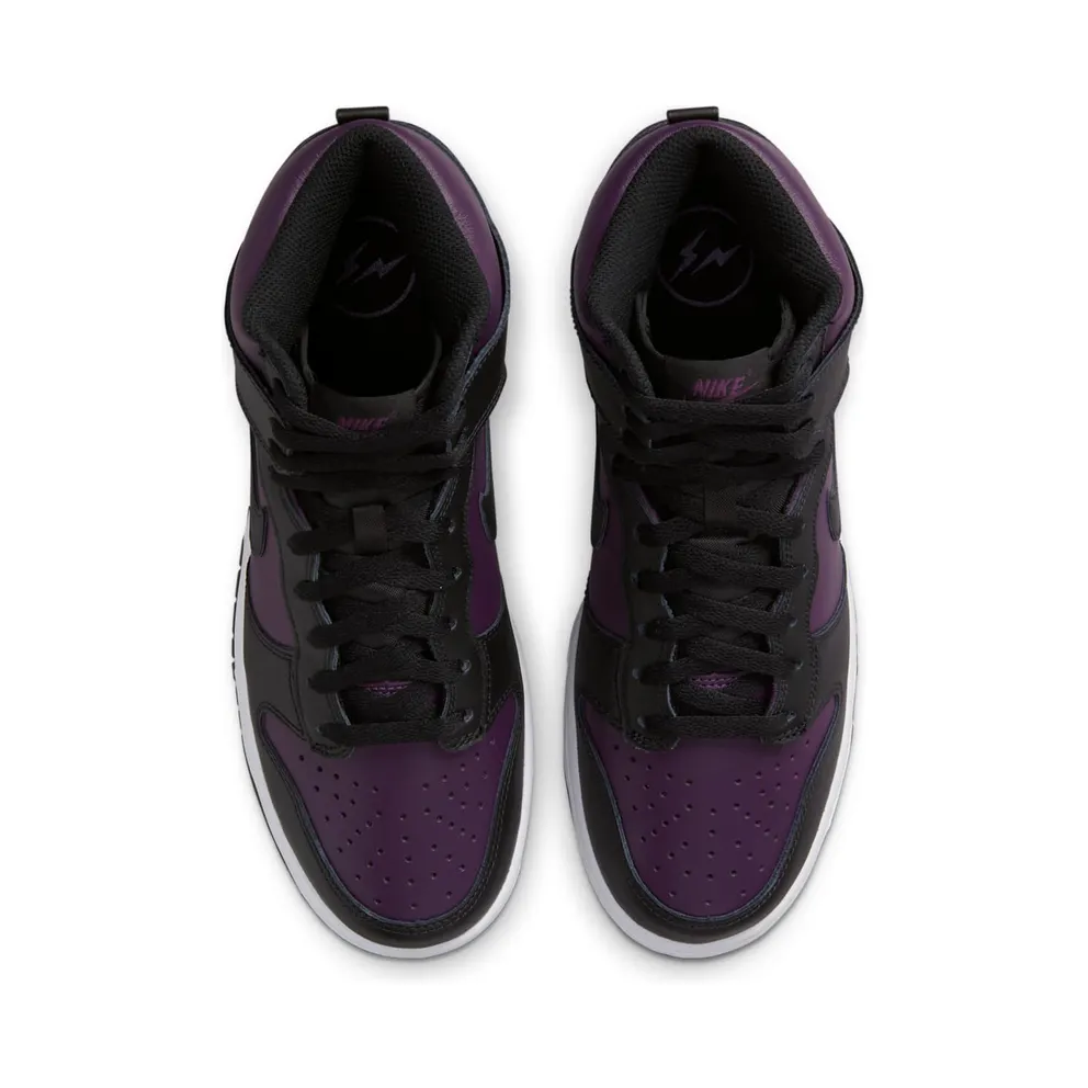 Nike x Fragment Design Dunk High Beijing (2021) – “Wine / Black / White” (DJ0382-600)