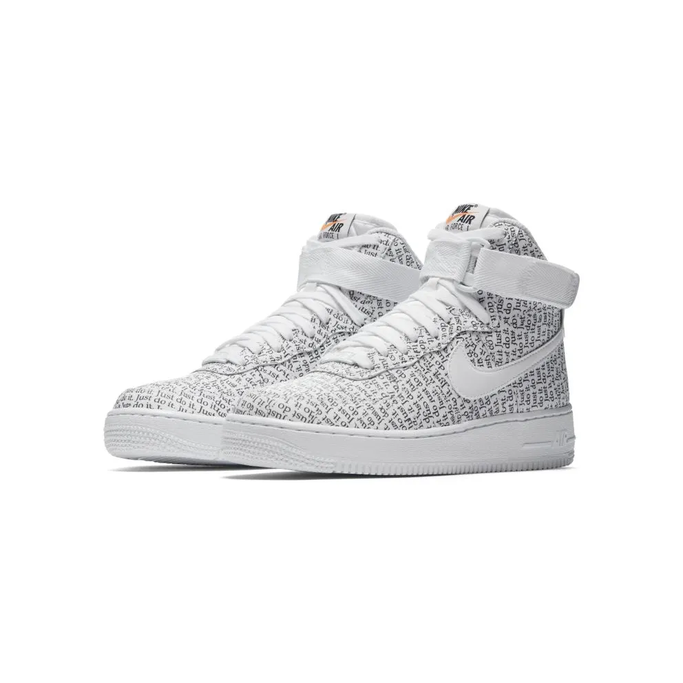Nike Air Force 1 High Just Do It Pack White (W) White/White-White-Black-Total Orange (AO5138-100)
