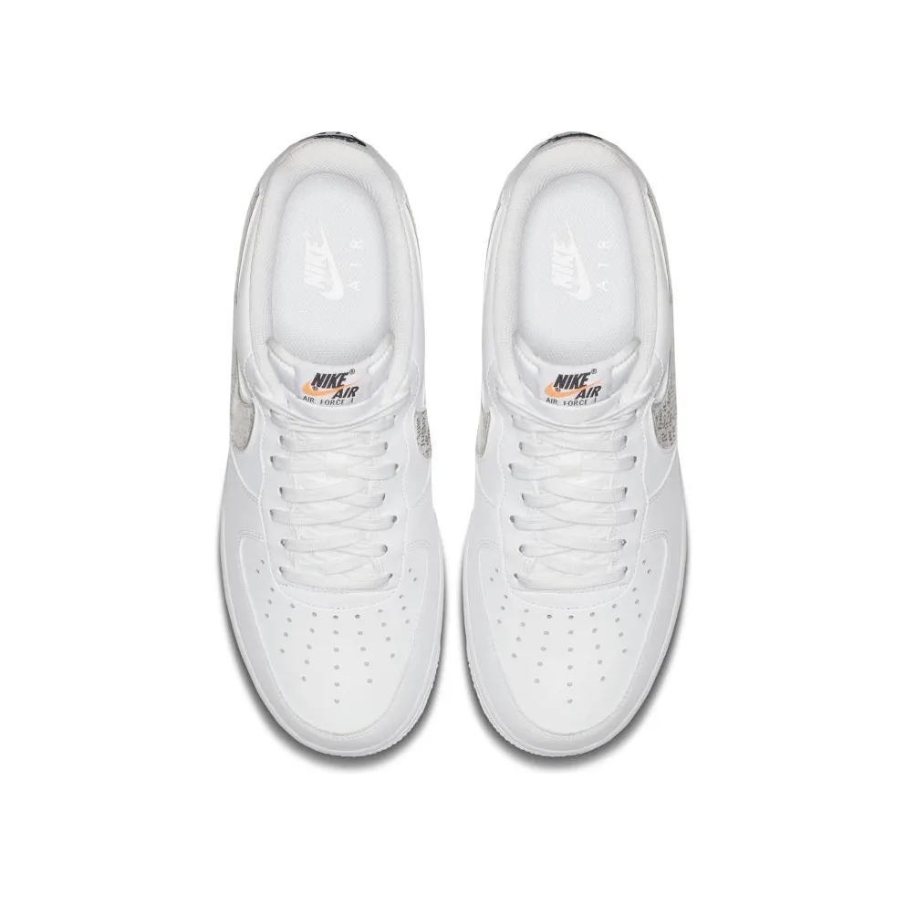 Nike Air Force 1 Low Just Do It Pack White White/White-Black-Total Orange (BQ5361-100)