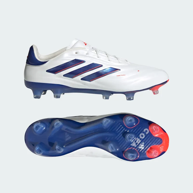 adidas Copa Pure 2 Elite FG Cloud White Lucid Blue Solar Red (IG6402)