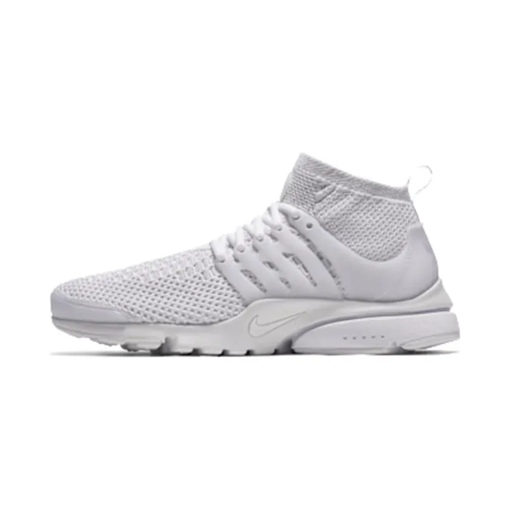 Nike Air Presto Flyknit Ultra Triple “White / Total Crimson” (835570-100)
