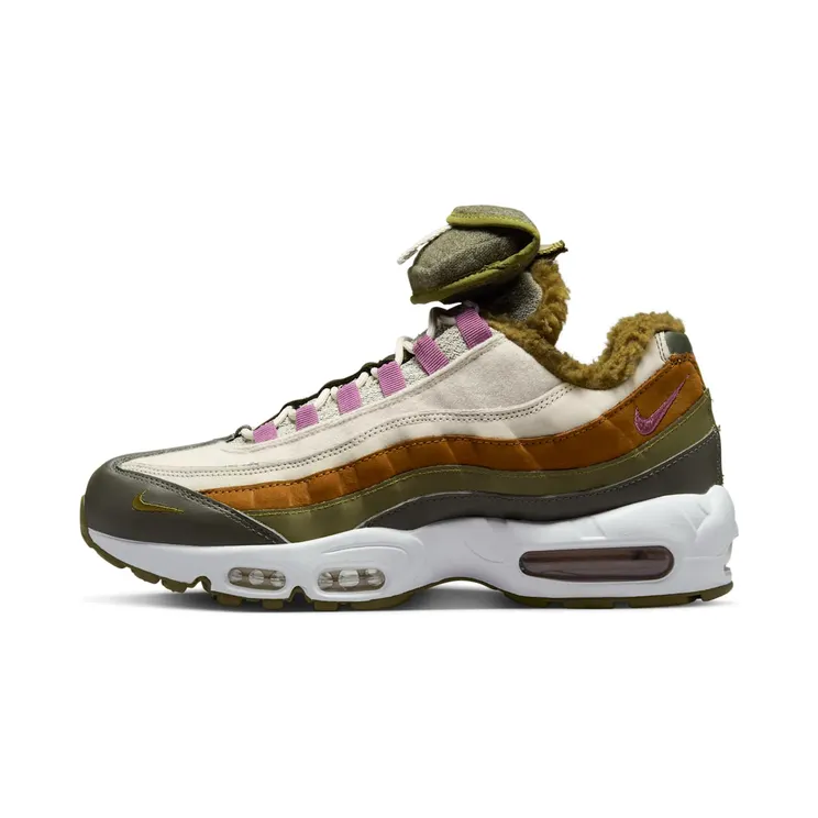 Nike Air Max 95 N7 “Cargo Khaki / Light Orewood Brown / Tawny / Light Bordeaux” (DX5935-300)
