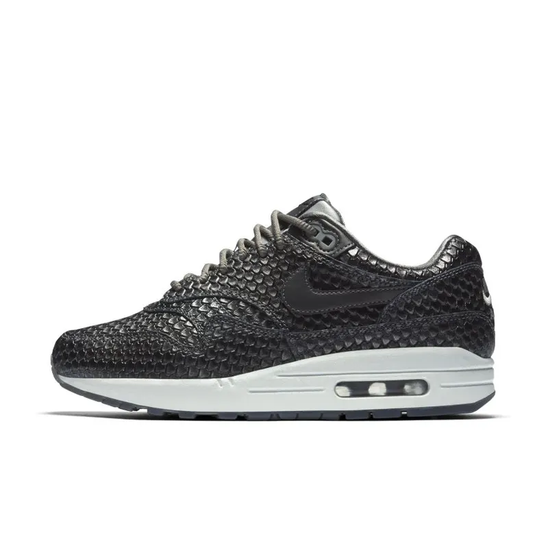 Nike Air Max 1 Reptile Metallic Pewter (W) Metallic Pewter/Metallic Pewter-Summit White (454746-015)