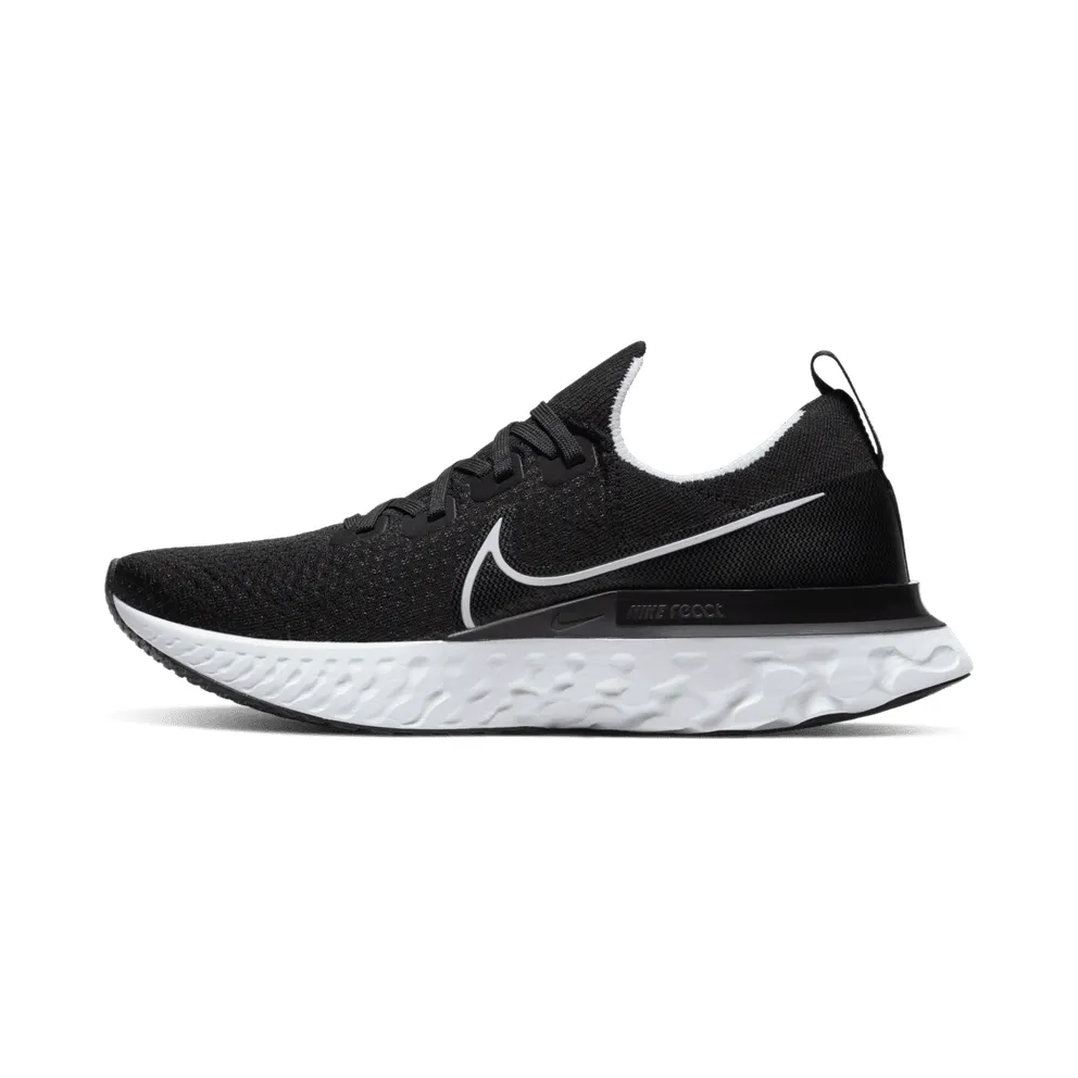 Nike React Infinity Run Black White Black/White-Dark Grey (CD4371-002)