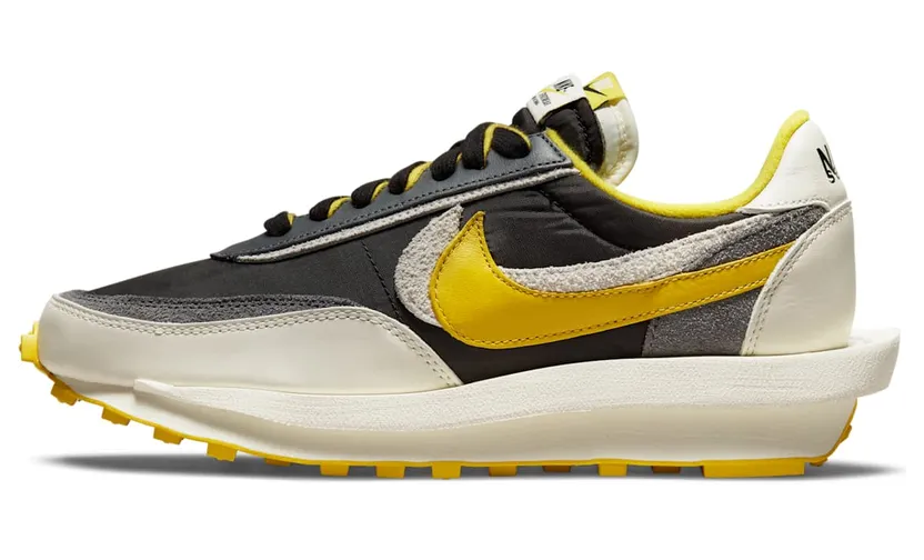 Nike x sacai UNDERCOVER LDWaffle Black Bright Citron (DJ4877-001)