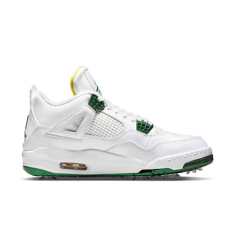 Air Jordan 4 Golf Metallic Green (2021) (CZ2439-100)