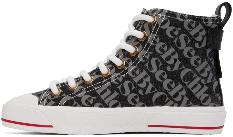 See by Chloé Black & Gray Aryana (SB37111A 16130)