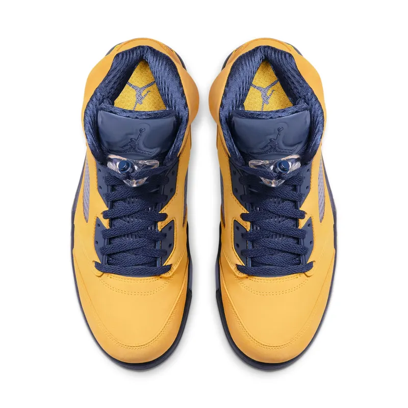 Air Jordan Nike AJ V 5 SP ‘Amarillo’ (Michigan) (2019) (CQ9541-704)