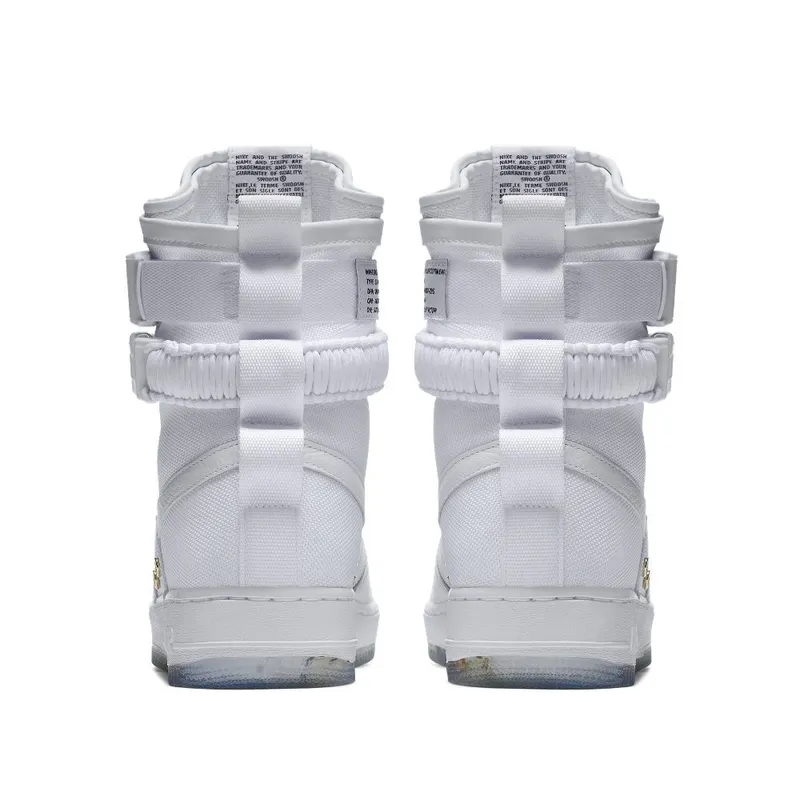 Nike SF Air Force 1 High Lunar New Year (2018) White/White-Metallic Gold (AO9385-100)
