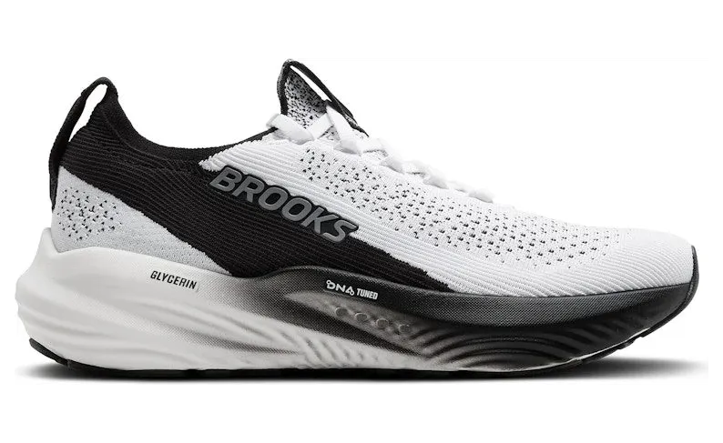 Brooks Glycerin StealthFit 22 White Grey Black (110448-1D-135)