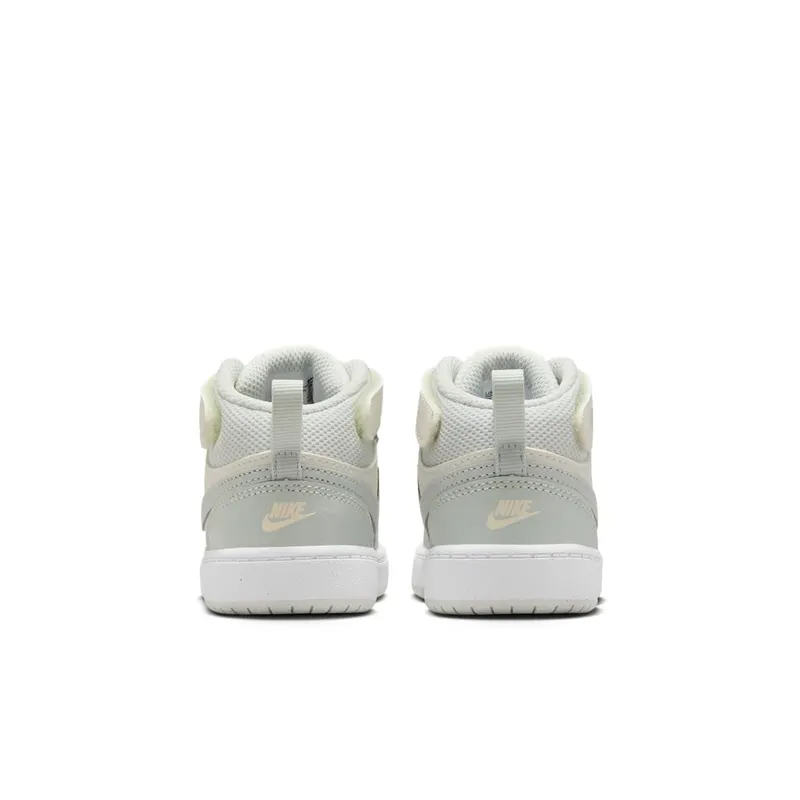 Nike Court Borough Mid 2 TD “Sail White Light Silver” (CD7784-127)