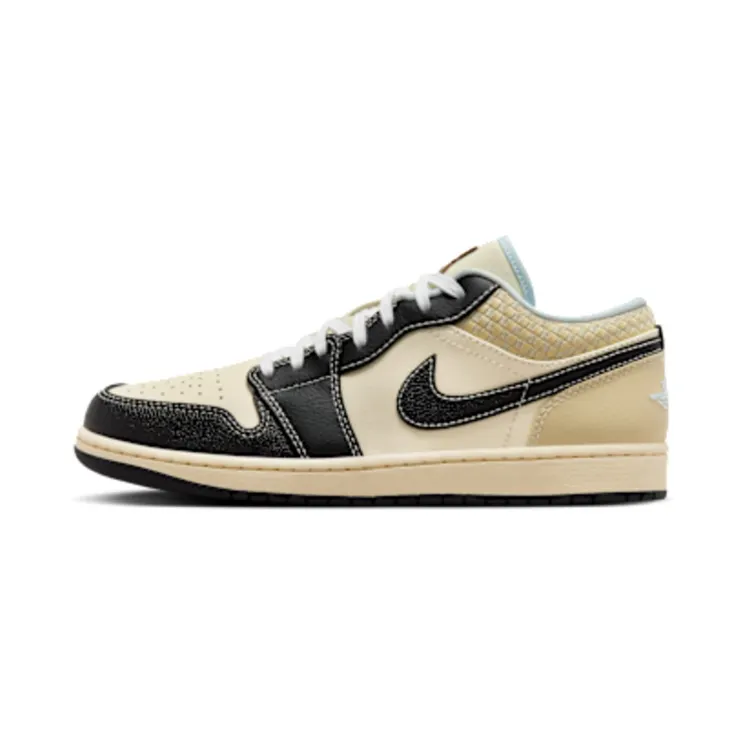 Jordan 1 Low SE “Coconut Milk / Muslin / Team Gold / Black” (HQ3437-101)