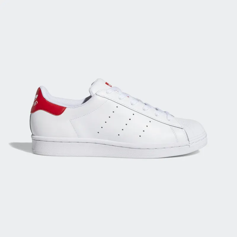 adidas Superstan White Scarlet (W) Cloud White/Cloud White/Scarlet (FX4726)