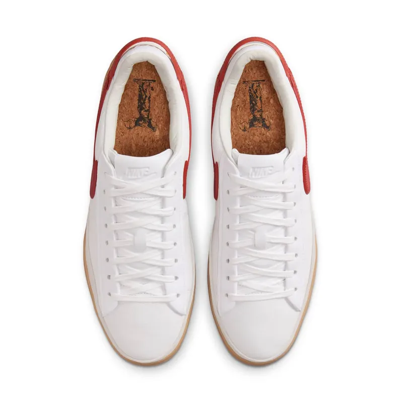 Nike Blazer Phantom Low “White Dragon Red Gum” (FN5820-100)