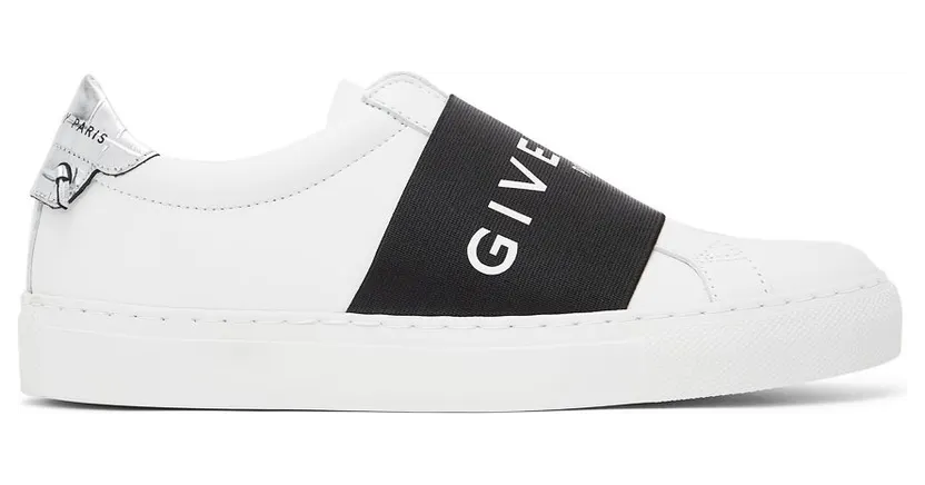 Givenchy White & Silver Elastic Urban Knots 132 White/Silver Gre (BE0005E10H)