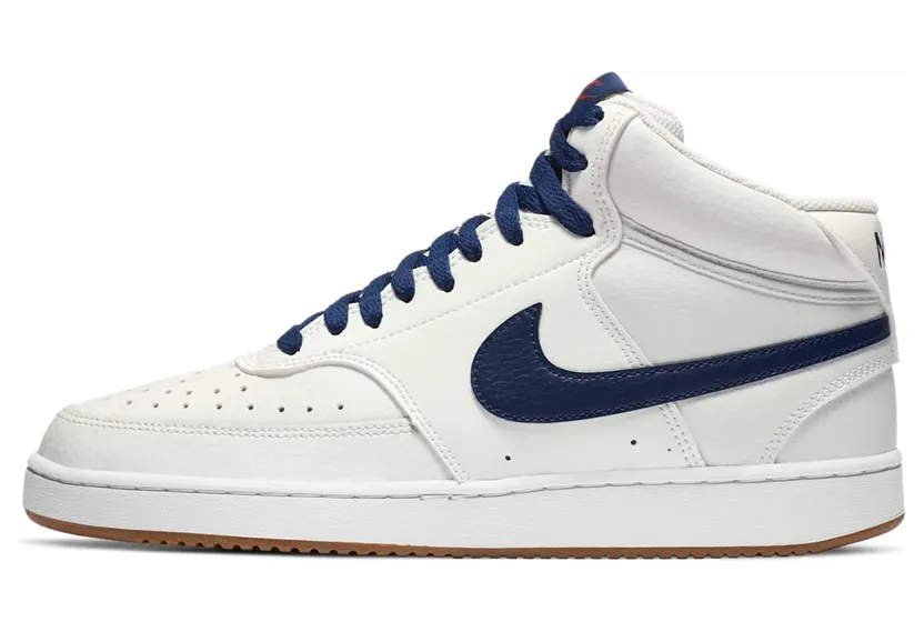 Nike Court Vision Mid ‘Summit White Blue Void’ Summit White/Firewood Orange/White/Blue Void (CD5466-104)