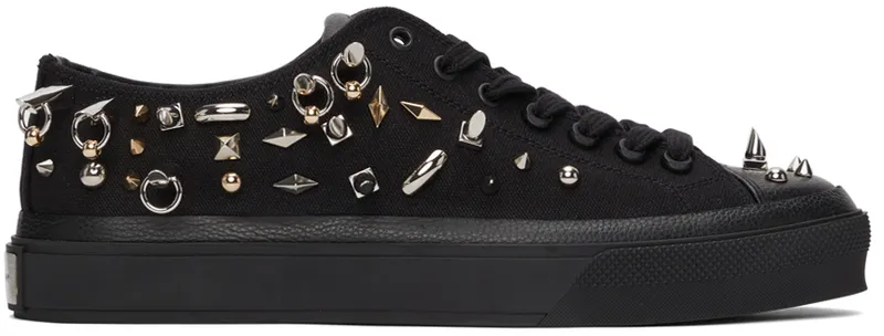 Givenchy Black Low City Sneakers (BH0050H0XR)
