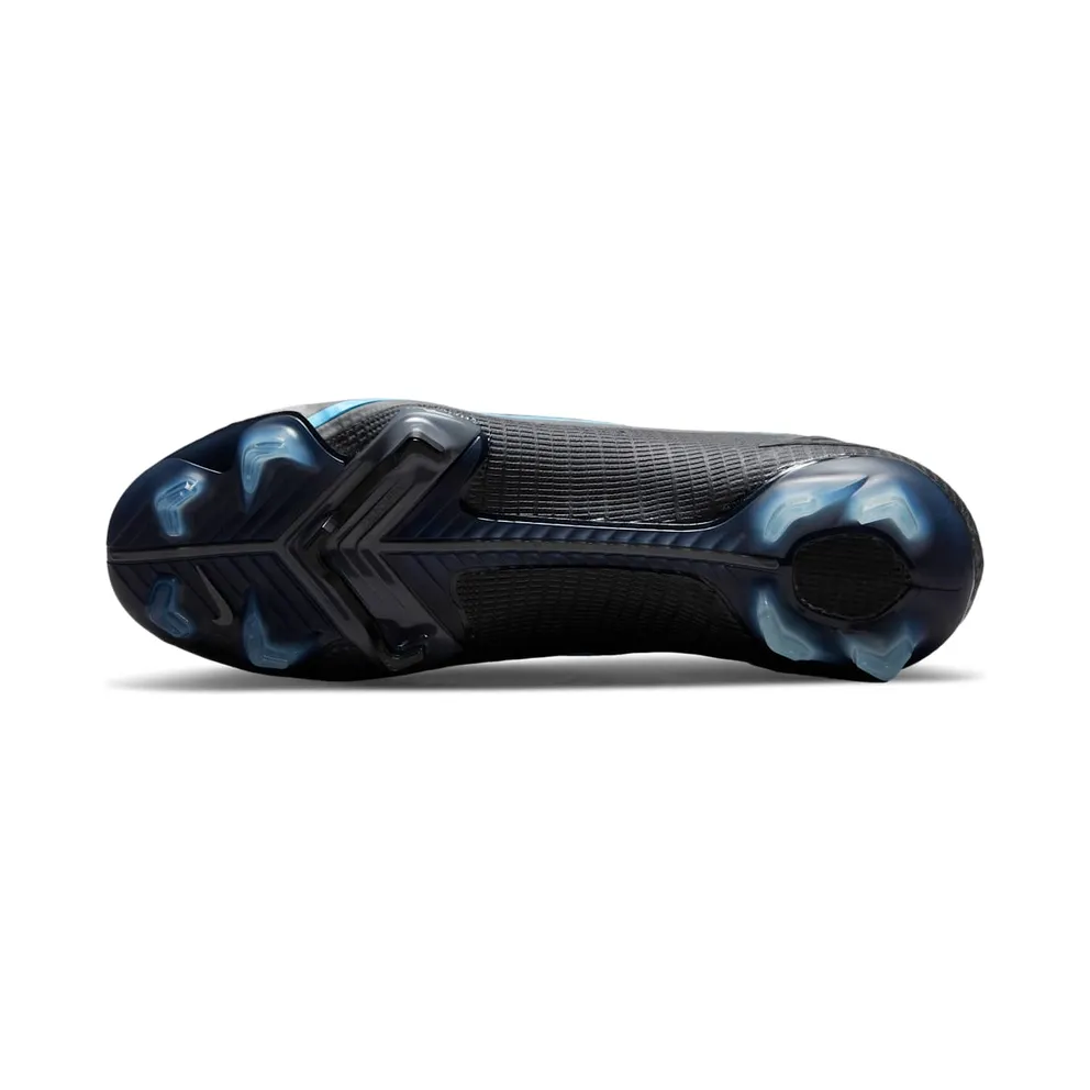 Nike Vapor 14 Elite FG Flyknit Black Iron Grey Blue (CQ7635-004)