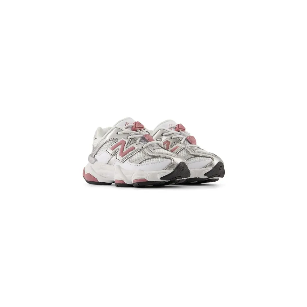 New Balance 9060 Bungee Lace TD “White Rosewood Silver” (I90606HV)