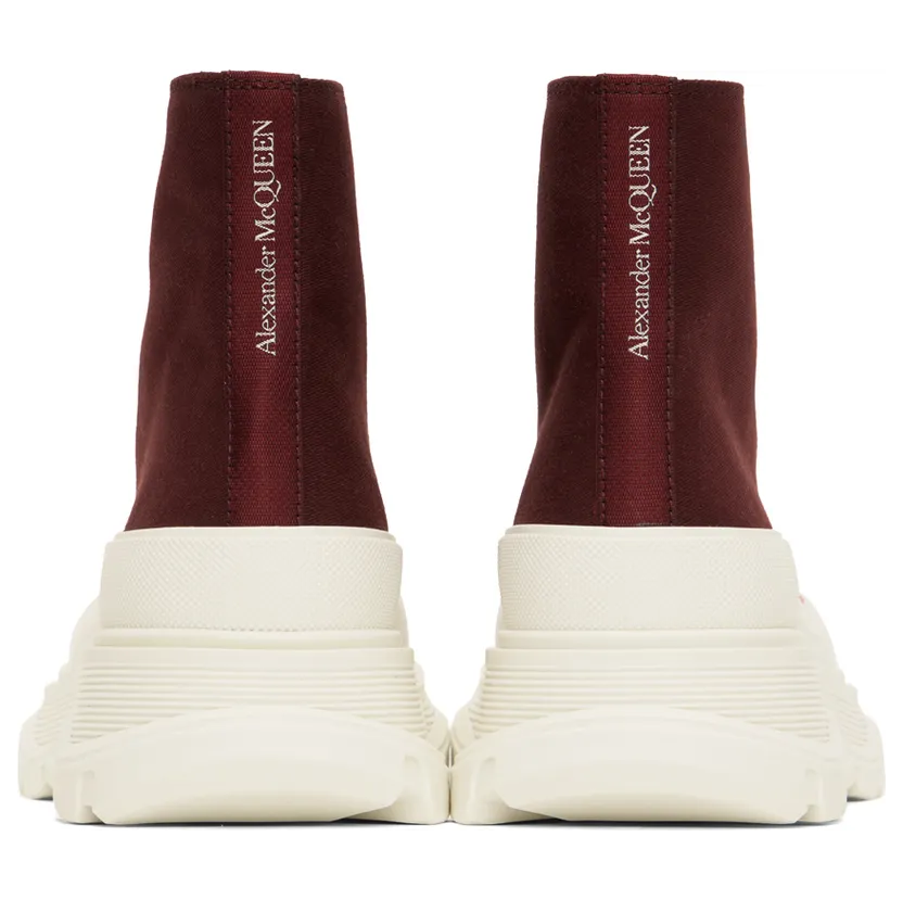 Alexander McQueen Burgundy Tread Slick Sneakers (705659W4V31) (2)