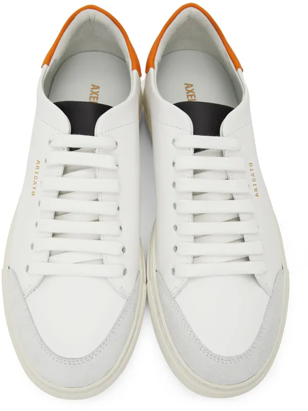 Axel Arigato White & Orange Clean 90 Triple (28487)