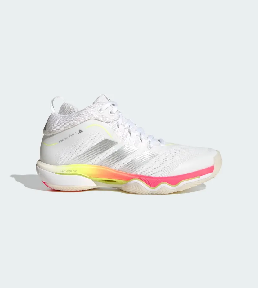 Adidas CRAZYFLIGHT 7 Cloud White / Tech Grey Metallic / Solar Turbo (KJ5666)