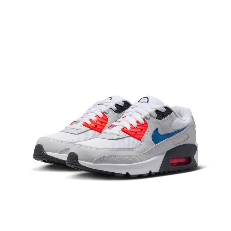 Nike Air Max 90 White/Photon Dust/Bright Crimson/Game Royal (IR3589-100)