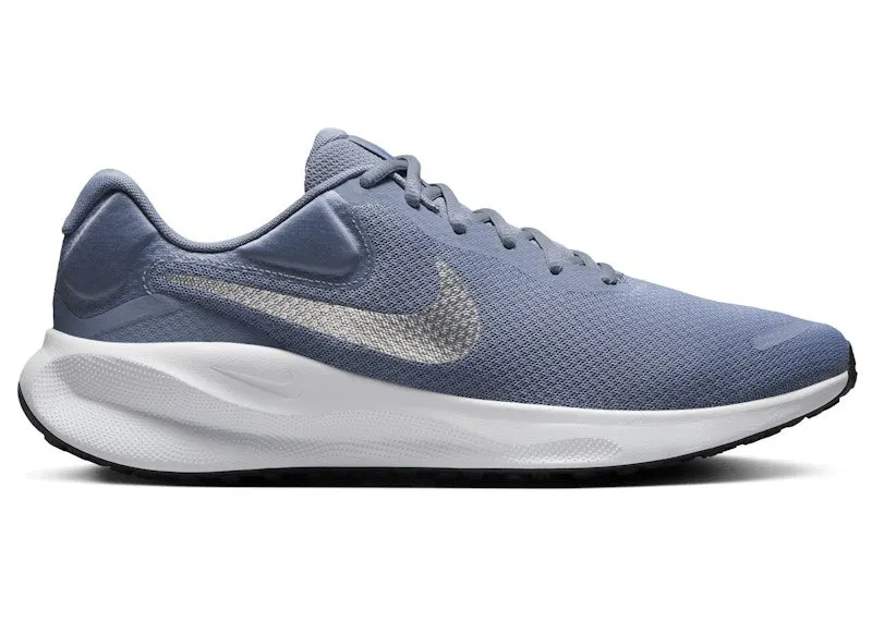 Nike Revolution 7 Ashen Slate White Hyper Royal Metallic Silver (FB2207-403)