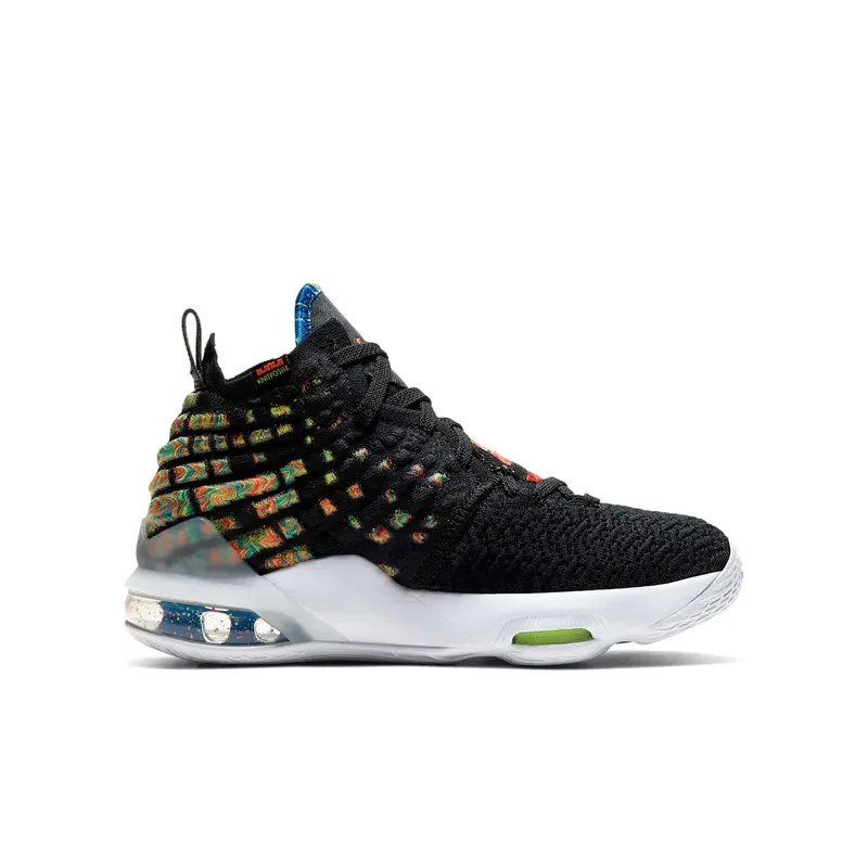 Nike LeBron 17 James Gang (GS) Black/Black-Multi-Color (BQ5594-005)
