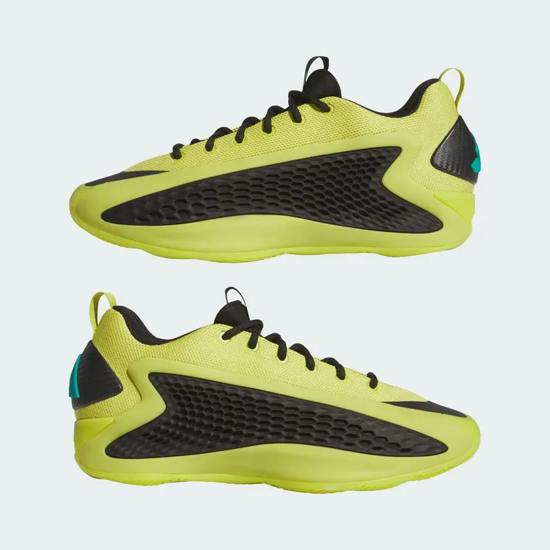 Adidas Anthony Edwards 1 Low Basketbal Preloved Lime / Core Black / Pure Teal (JS1778)