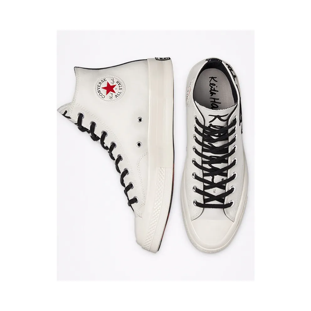 Converse Converse x Keith Haring Chuck 70 High Top Egret/Black/Red (171858C)