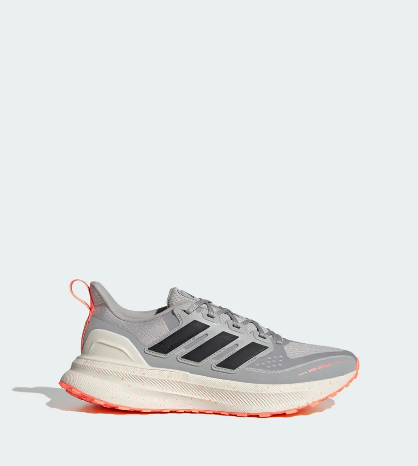 Adidas Ultrarun 5 TR Running Shoes Grey Two / Core Black / Beam Orange (JQ6922)