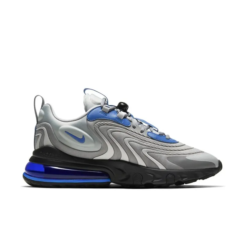 Nike Air Max 270 React Eng Light Smoke Grey Battle Blue Light Smoke Grey/Smoke Grey-Black-Battle Blue (CJ0579-001)