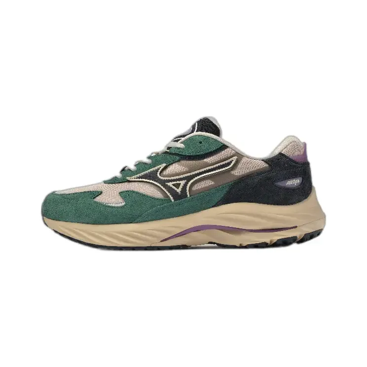Mizuno Wave Rider Beta “Silver Cloud / Vulcan / Bistro Green” (D1GA330918)